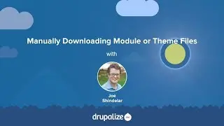 Drupal 8 User Guide: 11.6. Manually Downloading Module or Theme Files