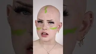 I draw on my head when im bored #makeup