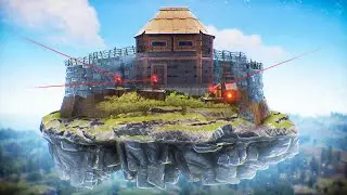 Рейд Летающего Острова Богачей в Rust/Раст