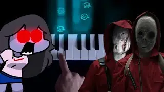 Manifest - Friday Night Funkin' / Trevor Henderson's creatures / ONE FINGER piano tutorial