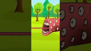 👍 LIKE TO SAVE CRAFTYCORN FROM TRAIN EATER! Poppy Playtime Chapter 3 Cartoon Animation 