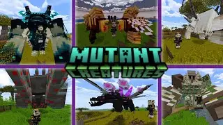 Update!! NEW MUTANT CREATURES MCPE Bedrock [1.18/1.19]