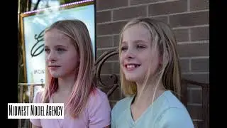 Kid Models Emma and Claire - Before the Photo shoot - Scavenger Hunt Part 1 - Midwest Model Agency