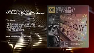 Analog Pads & Textures | Atmospheric sounds for house and techno