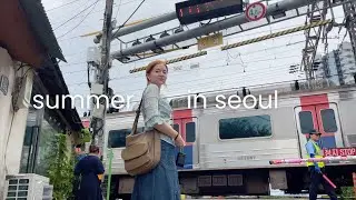 a week in my life in seoul, korea vlog 📹 (new neighborhoods, cafe dates, cooking, surviving summer)
