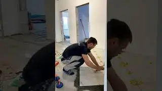 Укладка керамогранита 60*60 под белый мрамор