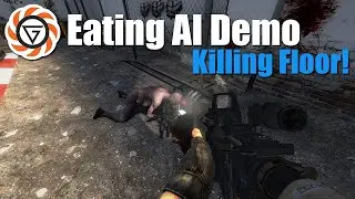 Eating AI Demo - Killing Floor Clots & Crawlers! | VJ Base