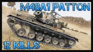 WoT M48A1 Patton (Milkys skin) - El Halluf