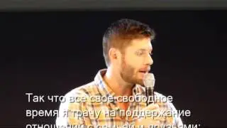 Дженсен про свое свободное время [rus subs]