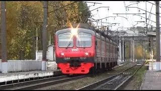 Электропоезд ЭД4М-0381, станция Ручьи, СПб.