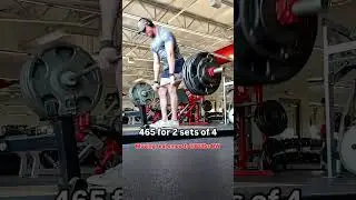 465lbs x4 Deadlift