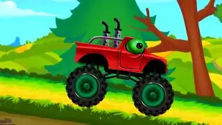 Мультики про МАШИНКИ.  Монстр трак мультик для детей ГОНКИ Монстров. Monster Truck races