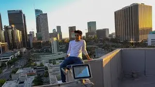 Sneaking Onto a Rooftop In Los Angeles