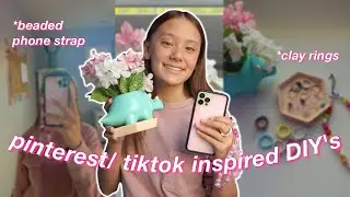 trying tiktok/ pinterest inspired *aesthetic* DIY's!!