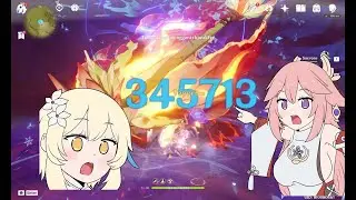C0 Yelan Hits 345K Hydro DMG | The Stringless R5 | Yelan Showcase - GENSHIN IMPACT v.2.7