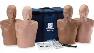 Prestan Professional Adult Diversity Kit CPR Training Manikin 4-Pack (with CPR Monitor)
