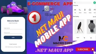 EPISODE 1 Complete E-Commerce .NET MAUI Mobile App ll.NET 8.0.NET MAUI App With Orders,Cart,Login 🚀💥