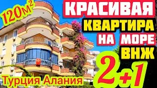 ОЧЕНЬ КРАСИВАЯ квартира в Алании на море НЕДВИЖИМОСТЬ в Турции с ВНЖ