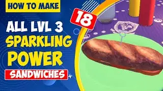 How to make all Sparkling Power Sandwiches in Pokemon Scarlet and Violet