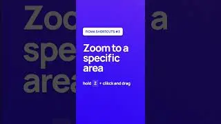 How to zoom to a specific area in Figma 
