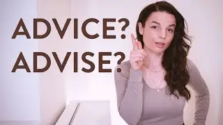 Advise or Advice? English Vocabulary Lesson with Alisha (English Writing Tips and Grammar Class)