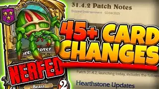 *HUGE PATCH* 45+ Card Changes?! | Hearthstone Battlegrounds