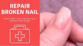DIY NAILS | Broken Nail Coffee Filter/Tea Bag Repair