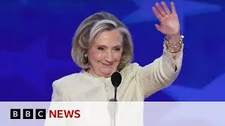 DNC: Hillary Clinton tells Democrats Kamala Harris writing a new chapter | BBC News