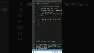 Display Current Date and Time using Python 
