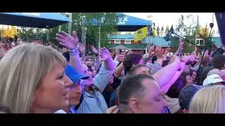 Фестиваль "Воздух Карелии".  Фрагмент второго дня с участием группы  КИНО. Петрозаводск 15.06.2024.