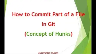 Partial Commit in 