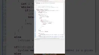 Write a java program to verify whether the given number is a prime number or not | Java | 