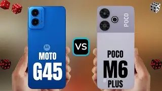 Moto G45 vs Poco M6 Plus