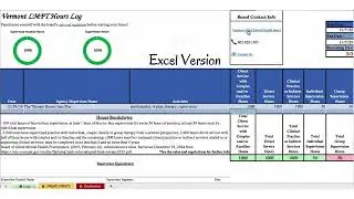 Vermont LMFT Clinical Hours Tracker