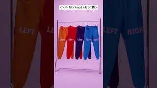3D streetwear Mockup Design with Blender 