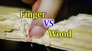 Experiment: Can a Finger Cut a Board? I challenged myself to try and this happened...