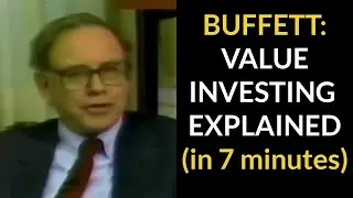 Warren Buffett Explains How To Be A Successful Value Investor (First TV Interview 1985)