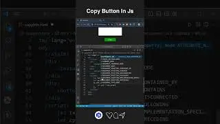 Implement Copy button ✅ Using HTML -JS. 