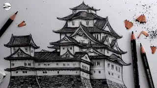 How to Draw a Japanese Castle for Beginners