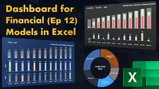 Excel: Fully Dynamic Dashboard for Financial Models -  Sales Distribution Donut Chart Ep 12