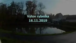 Výlov rybníka Chrastavice 16.11.2019