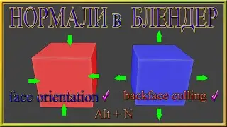 Нормали в Блендере выкручиваются,как веревки .Normals in Blender.