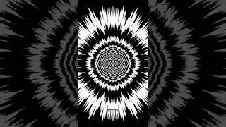 ⚠️Optical illusioN⚠️Monochrome Hypnosis: A 4K Vibrating Expansive illusion #ytshorts #viral