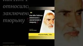 Как Ибн Таймия относился к заключению в тюрьму? Шейх Мухаммад ибн Салих аль Усеймин 