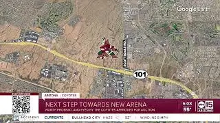 North Phoenix land eyed by Arizona Coyotes approved for auction