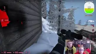 Dasha CS:GO. липучка на лбу и победа!