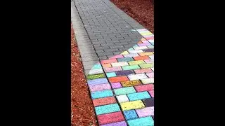 Sidewalk Chalk Magic #chalk #chalkart #crayola #summer #outdoors #colorful #art #shorts