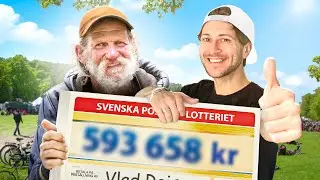 Ger bort STORVINST till Hemlösa | Dag 7