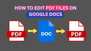 How to Edit PDF File in Laptop or PC Using Google Docs