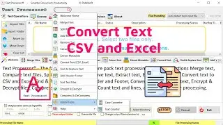 Convert Text to CSV and Excel | Superfast & Powerful Text Processor Software | Pulkitsoft